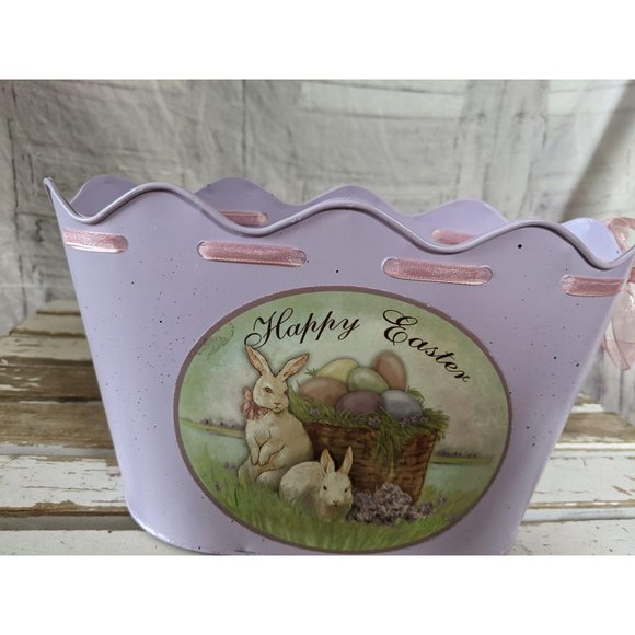 Michaels Accents Michaels Tin Spring Bucket Storage Decor Home